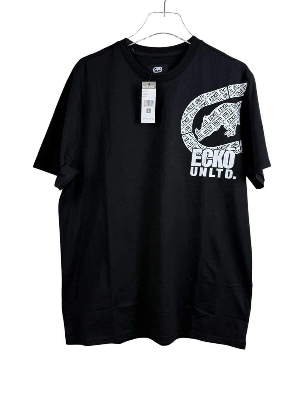 ECKO Unltd Black T-Shirt Men’s Size L NWT MSRP $38 Style EO16K382